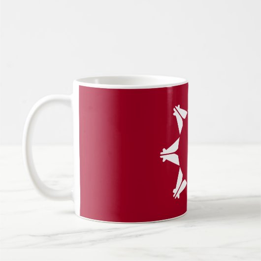 Oglala Lakota Sioux Flag Kaffeetasse (Links)