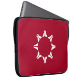 Oglala Lakota Sioux Flag Laptopschutzhülle (Vorne Rechts)