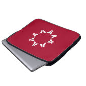 Oglala Lakota Sioux Flag Laptopschutzhülle (Vorne Knopf)