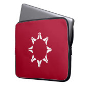 Oglala Lakota Sioux Flag Laptopschutzhülle (Vorderseite Links)