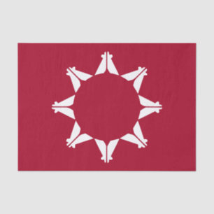 Oglala Lakota Sioux Flag Seidenpapier