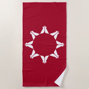 Oglala Lakota Sioux Flag Strandtuch