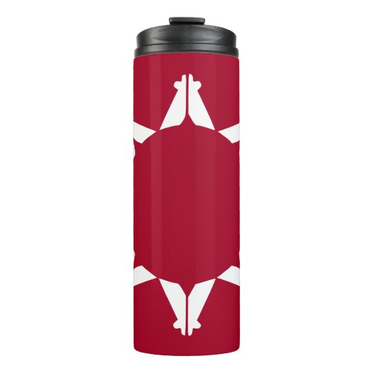 Oglala Lakota Sioux Flag Thermosbecher (Vorderseite)