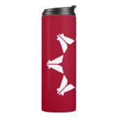 Oglala Lakota Sioux Flag Thermosbecher (Nach links gedreht)