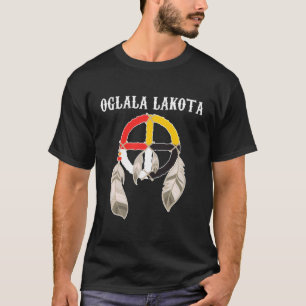 Oglala Lakota Sioux South Dakota Medizin Rad La T-Shirt