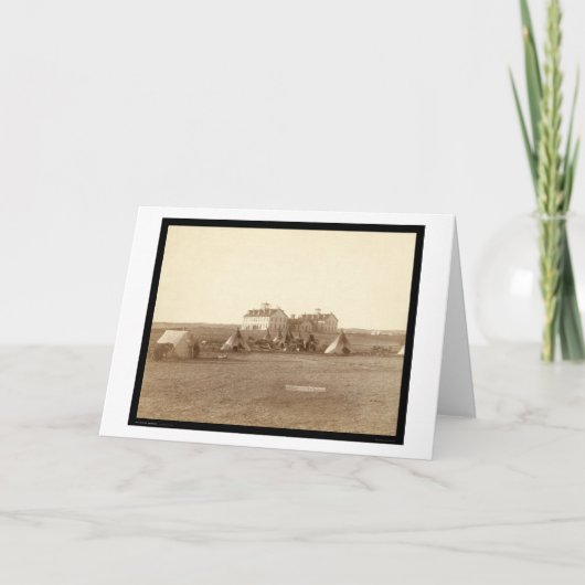 Oglala Schule u. indische Lager-Kiefer Ridge Sd Karte (Vorderseite)