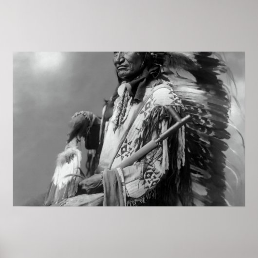 Oglala Sioux Chief Rocky Bear c. 1899 Poster (Vorne)