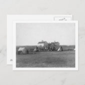 Oglala Tipi vor der US-Schule für Amerikanische Ur Postkarte (Vorne/Hinten)