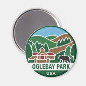 Oglebay Park USA Magnet (Vorderseite/Rückseite)