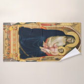 Ognissanti Madonna, Giotto, 1306-1310 Badehandtuch (Badehandtuch)