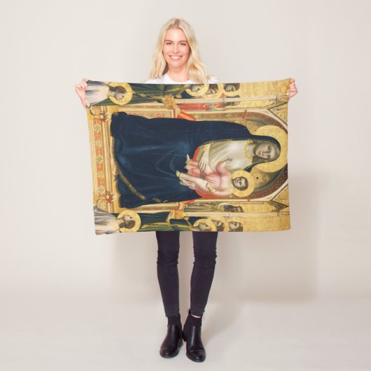 Ognissanti Madonna, Giotto, 1306-1310 Fleecedecke (Beispiel)