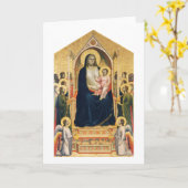 Ognissanti Madonna, Giotto, 1306-1310 Karte (Gelbe Blume)