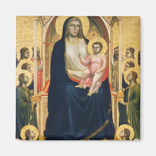 Ognissanti Madonna, Giotto, 1306-1310 Magnet (Vorne)
