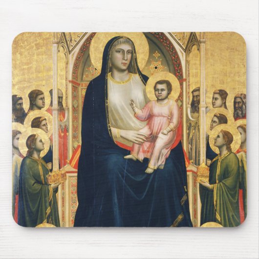 Ognissanti Madonna, Giotto, 1306-1310 Mousepad (Vorne)