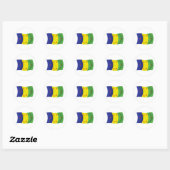 Ogoni People Flag Sticker (Blatt)