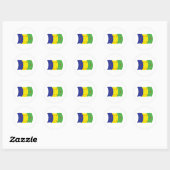 Ogoni People Flag Sticker (Blatt)