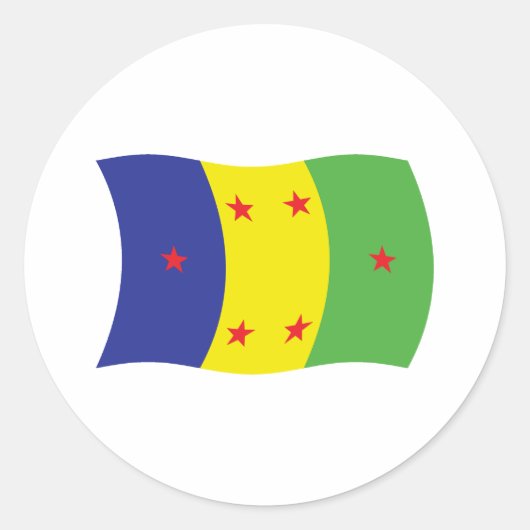 Ogoni People Flag Sticker (Vorderseite)