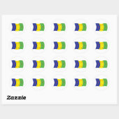 Ogoni People Flag Sticker (Blatt)