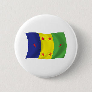 Ogoni-Volks-Flaggenknopf Button