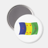 Ogoni-Volks-Flaggenmagnet Magnet (Vorderseite/Rückseite)