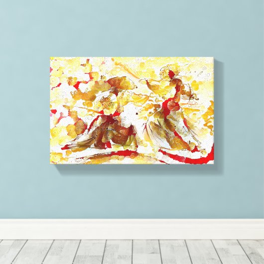 Ogonshoku Ikkiuchi von NFT Artisans Leinwanddruck (Insitu (Holzboden))