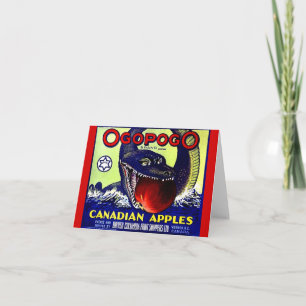 Ogopogo Kanadischer Äpfel Obstkaffee