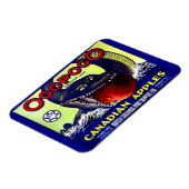 Ogopogo Kanadischer Äpfel Obstkaffee Magnet (Linke Seite)