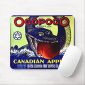 Ogopogo Kanadischer Äpfel Obstkaffee Mousepad (Mit Mouse)