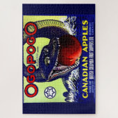 Ogopogo Kanadischer Äpfel Obstkaffee Puzzle (Vertikal)