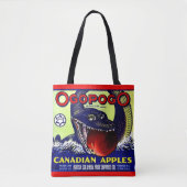 Ogopogo Kanadischer Äpfel Obstkarton Tasche (Vorderseite)