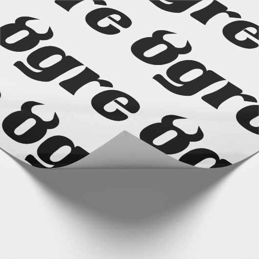 Ogre Geschenkpapier (Ecke)