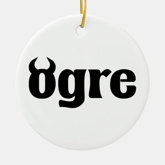 Ogre Keramik Ornament (Vorne)