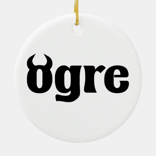Ogre Keramik Ornament (Hinten)