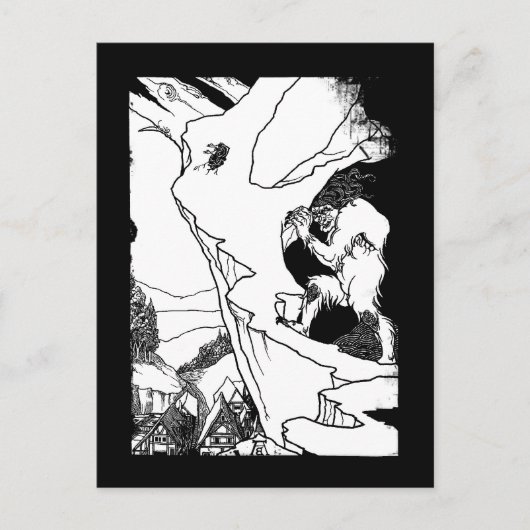 Ogre (Landslip Ogre) Postkarte (Vorderseite)