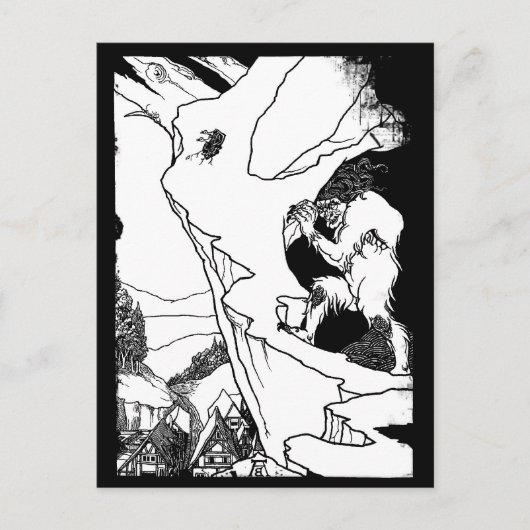 Ogre (Landslip Ogre) Postkarte (Vorderseite)