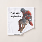 Ogre Making Japanisch Keramik Fantasy Bath Handtüc Badhandtuch Set (Waschlappen)