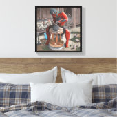 Ogre mit Potter Wheel Fantasy Art Canvas Print Leinwanddruck (Insitu (Schlafzimmer))