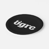 Ogre Pappteller (Schrägansicht)