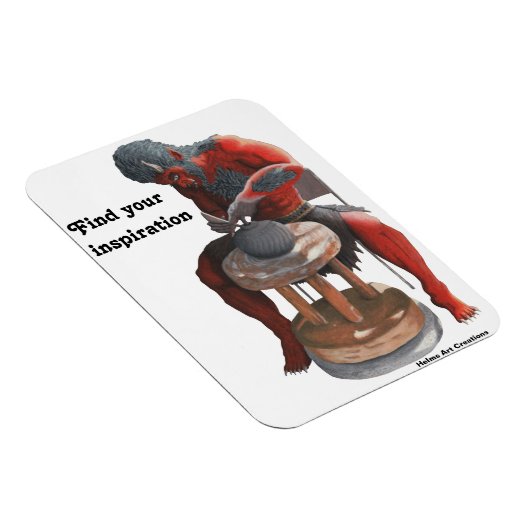 Ogre Potter macht Pots Fantasy Flexible Magnet (Rechte Seite)