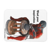 Ogre Potter macht Pots Fantasy Flexible Magnet (Horizontal)