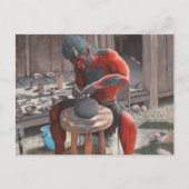 Ogre Potter Töpferei Postkarte (Vorderseite)