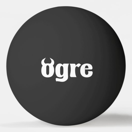 Ogre Tischtennisball (Vorderseite)