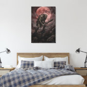 Ogre unter dem Blutmond Leinwanddruck (Insitu (Schlafzimmer))