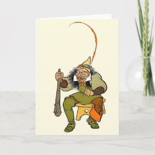 Ogre - Vintage Kinder-Illustrationskarte Karte