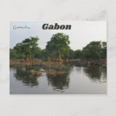 Oguemoué-See in Gabun Postkarte (Vorderseite)