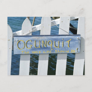 Ogunquit, die Art, wie das Leben sein sollte Postkarte