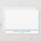 Ogunquit Maine Elegante Küstenkarte Hochzeit Save The Date (Rückseite)