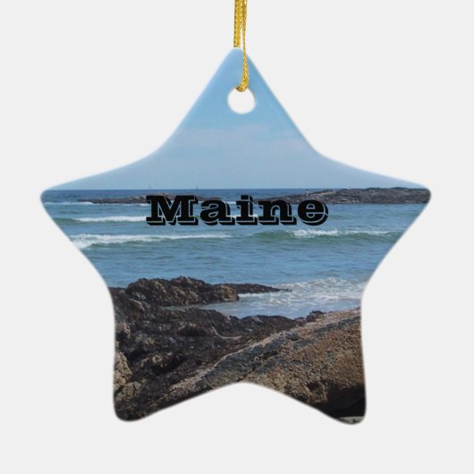 Ogunquit, Maine Keramik Ornament (Hinten)
