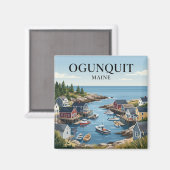 Ogunquit, Maine Magnet (Vorderseite/Rückseite)
