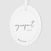 Ogunquit Maine ME Travel Vereinigte Staaten Simple Ornament (Vorderseite)